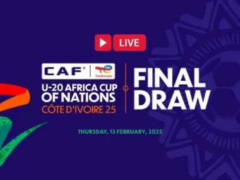 Droo ya AFCON U20 2025 Kufanyika Kesho